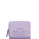 Purple wallet, front view