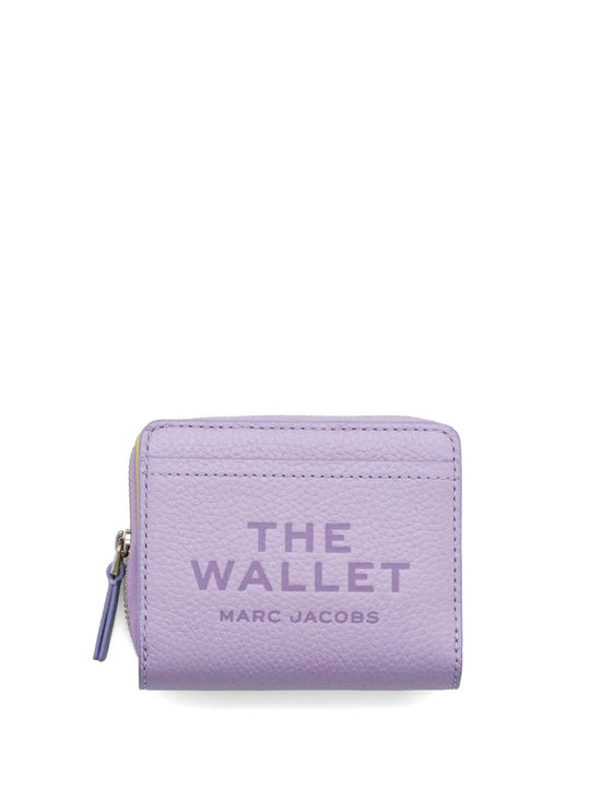 Purple wallet, front view