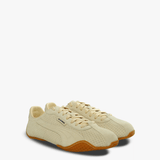 Tan shoes,side view