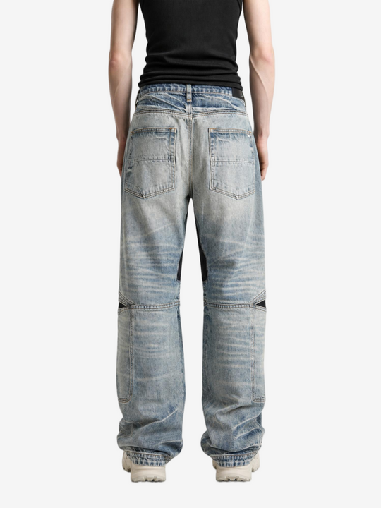 Blue jeans, full body view