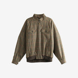 Brown jacket, front view