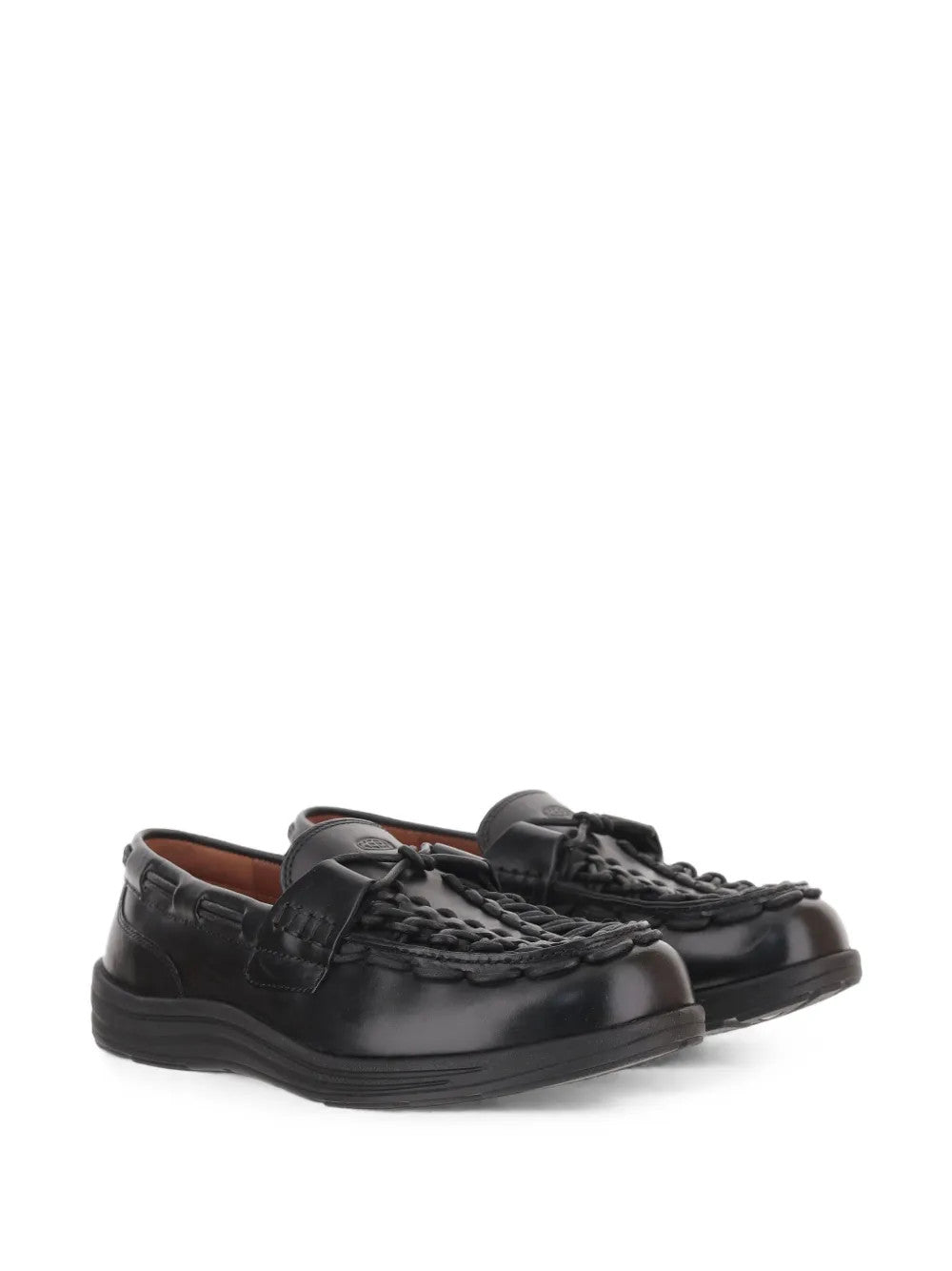 Black shoes, front view