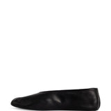 Black slipper, front view