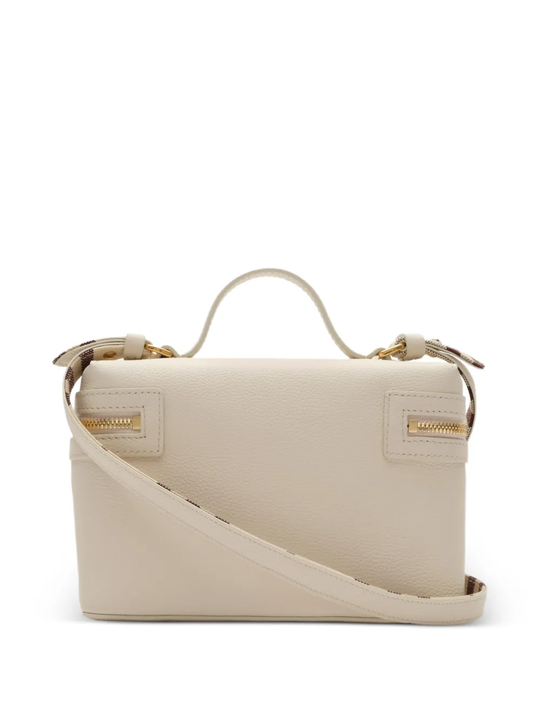 Tan bag, front view