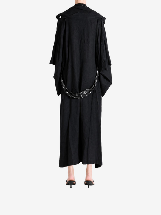 Black jacket, front view