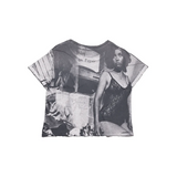 Navy t-shirt, front view
