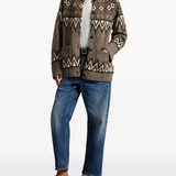 Brown knitwear , full body view