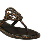 Brown shoes, front view
