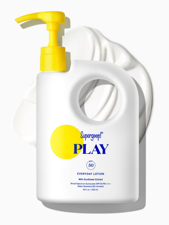 White lotion, front view