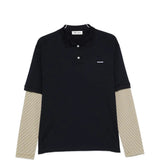 Navy shirt, front view