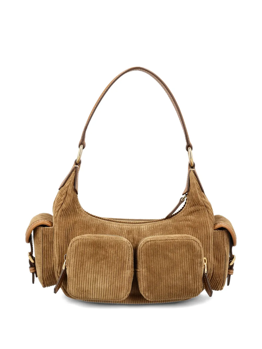 Brown handbag,back view