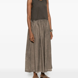 Grey dress,full body view