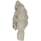 Tan jacket, back view