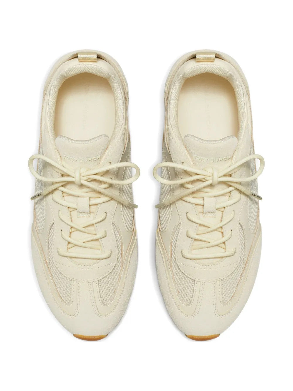 Tan shoes, front view