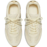 Tan shoes, front view