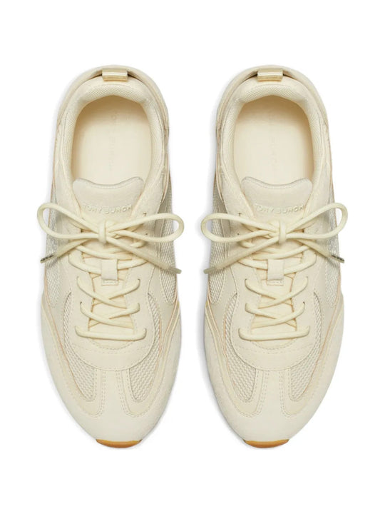 Tan shoes, front view