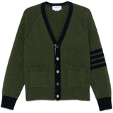 green knitwear, front view