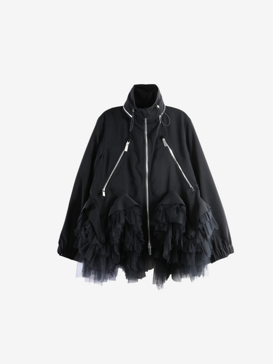 Black jacket, front view
