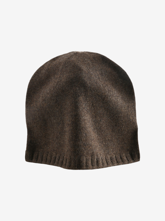 Brown hat, front view