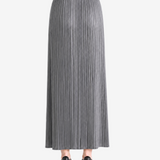 Grey skirt, full body view