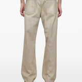 Tan pants, full body view