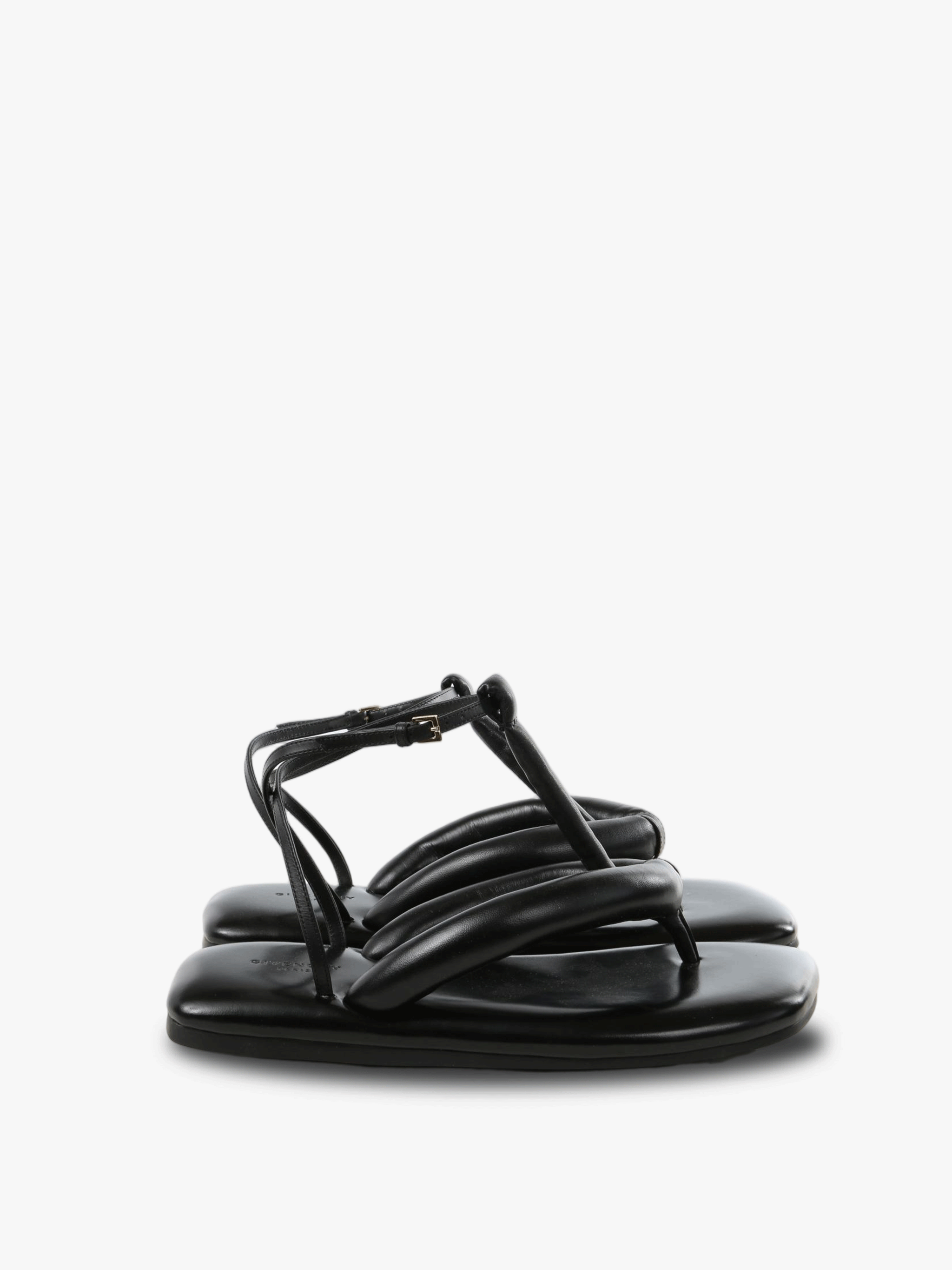 Black flats, front view