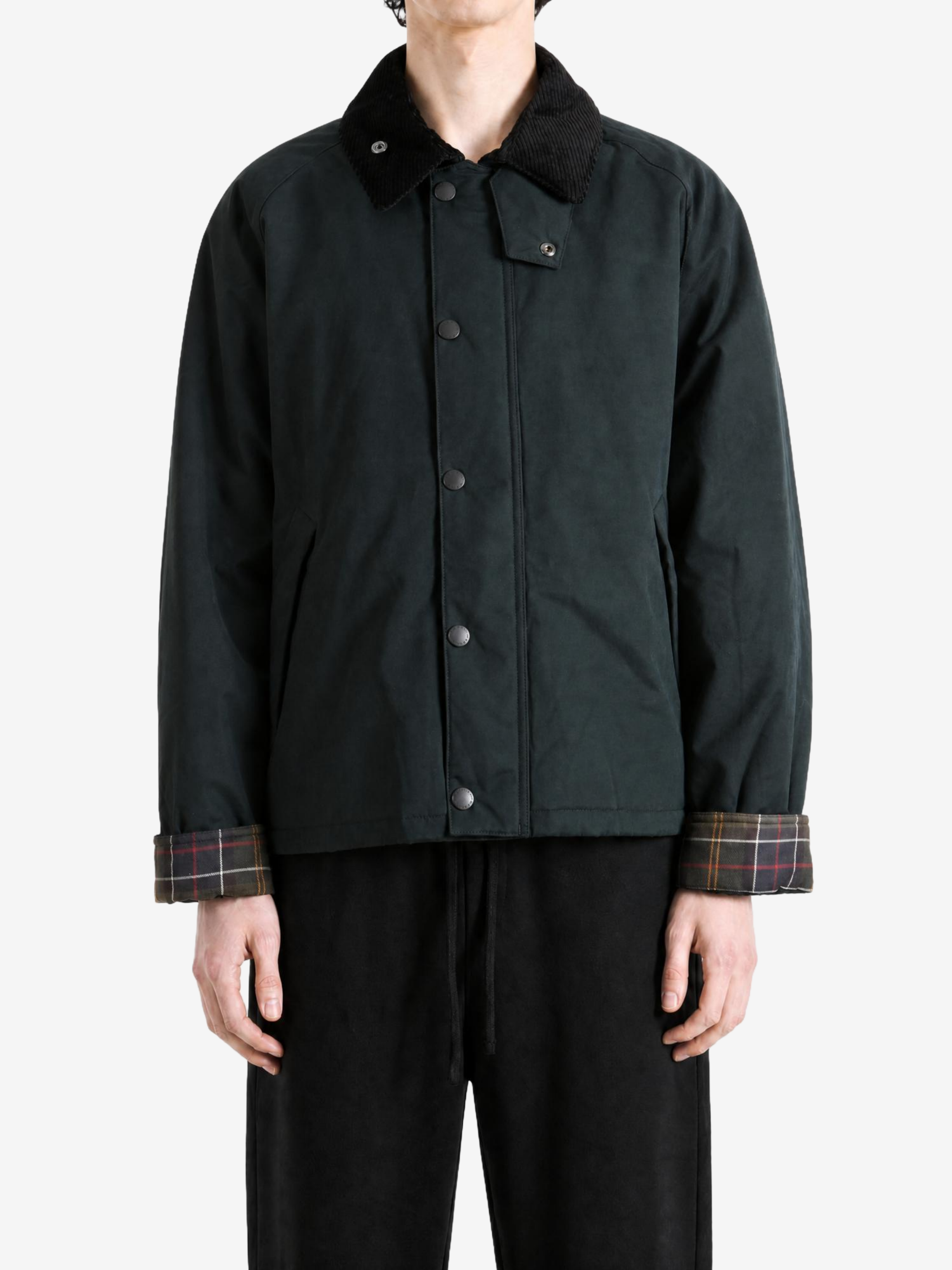 Black jacket, front view