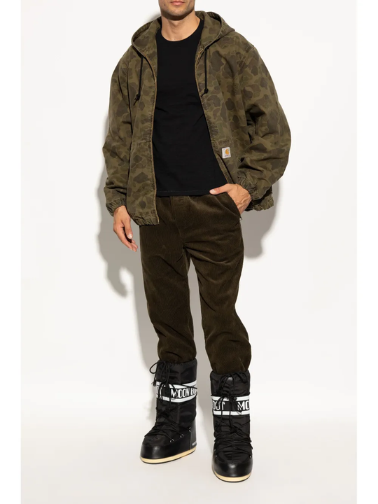 Black boot, full body view