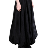 Black skirt, full body view