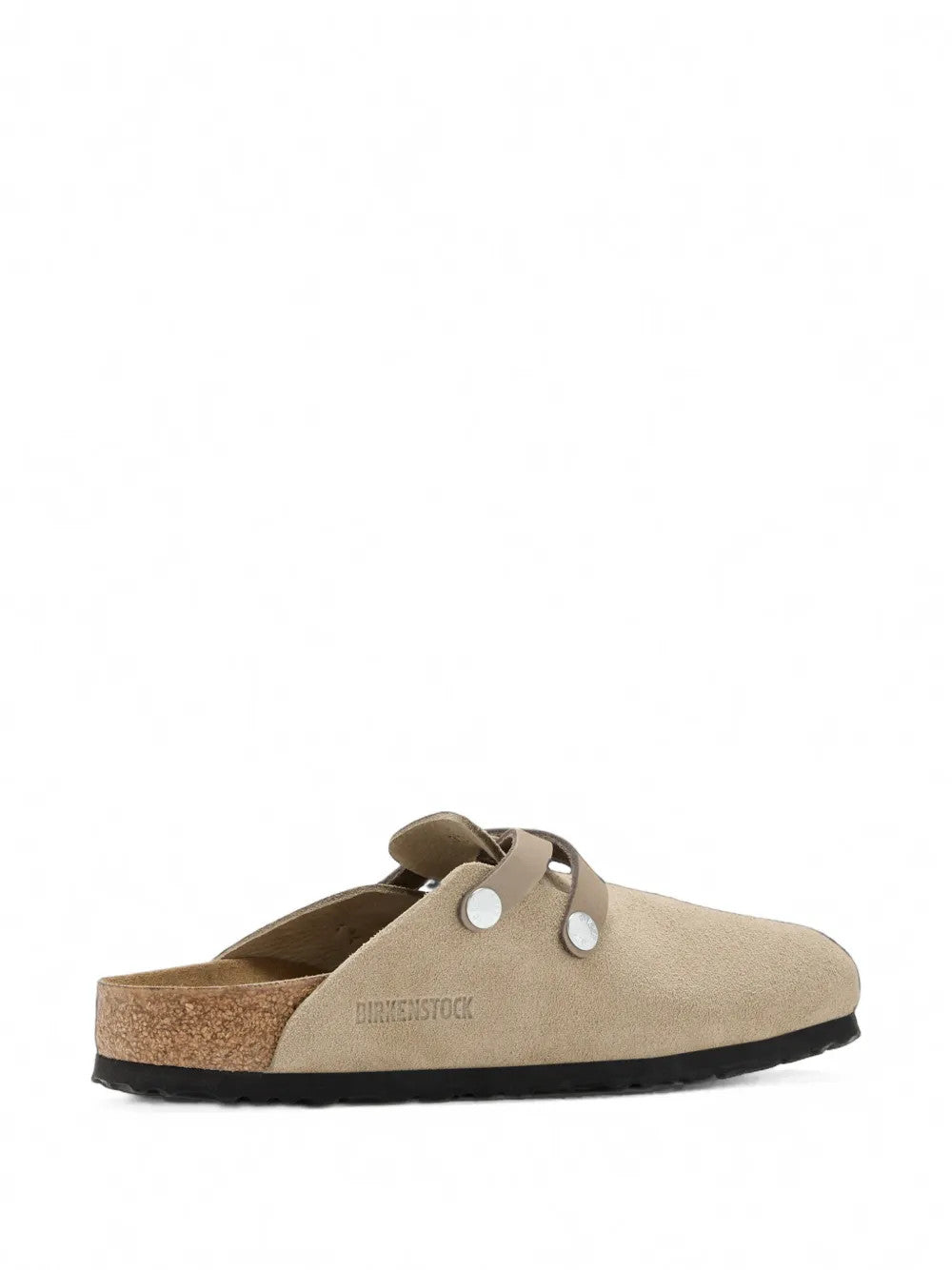 Tan sandals, front view