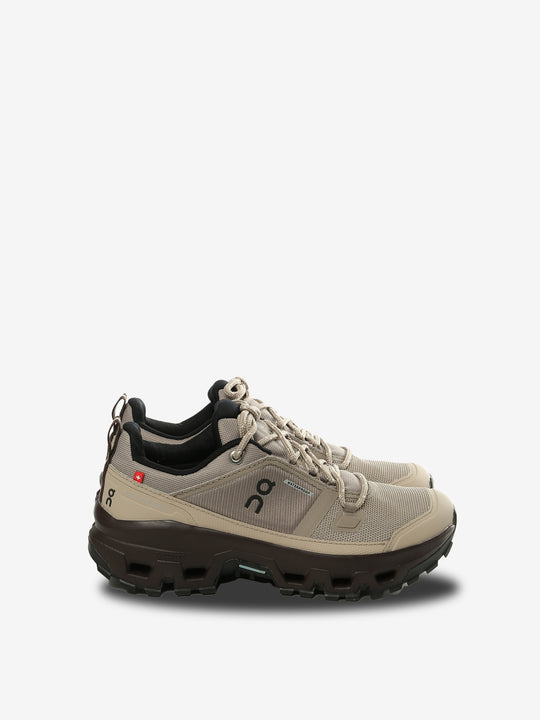 grey sneakers, front view