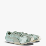 Green shoes, front view