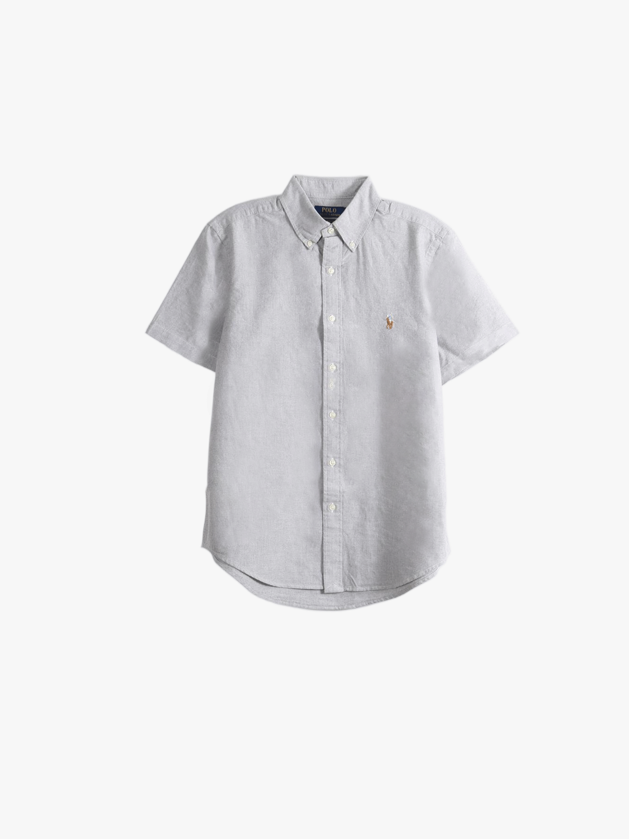Blue shirt, front view