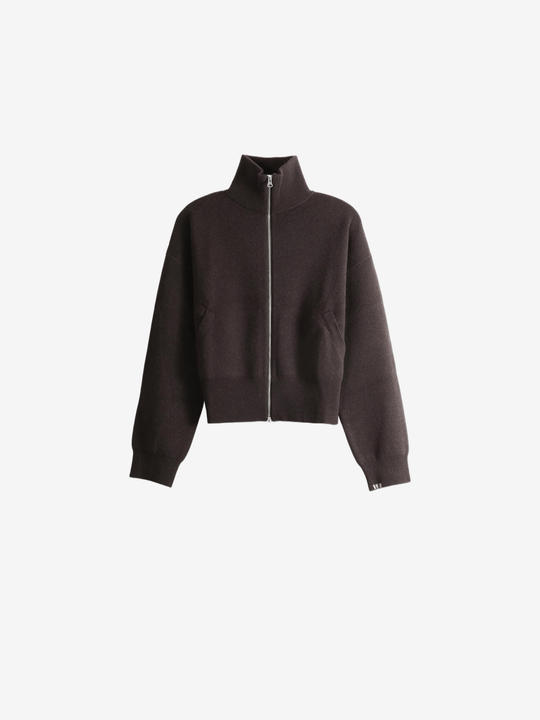 Brown knitwear, front view