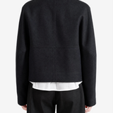 Black jacket, full body view