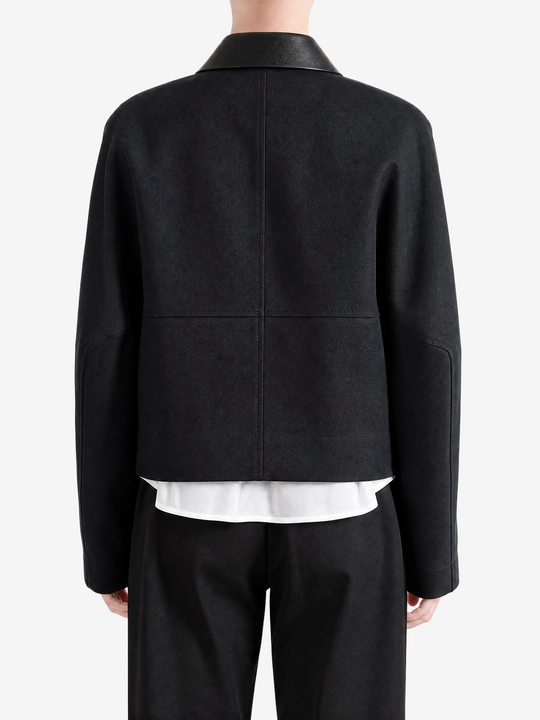 Black jacket, full body view