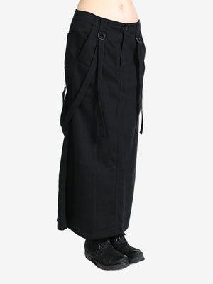 YOHJI YAMAMOTO LIMI FEU - Women Strap Detail Skirt