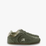Green shoes , front view