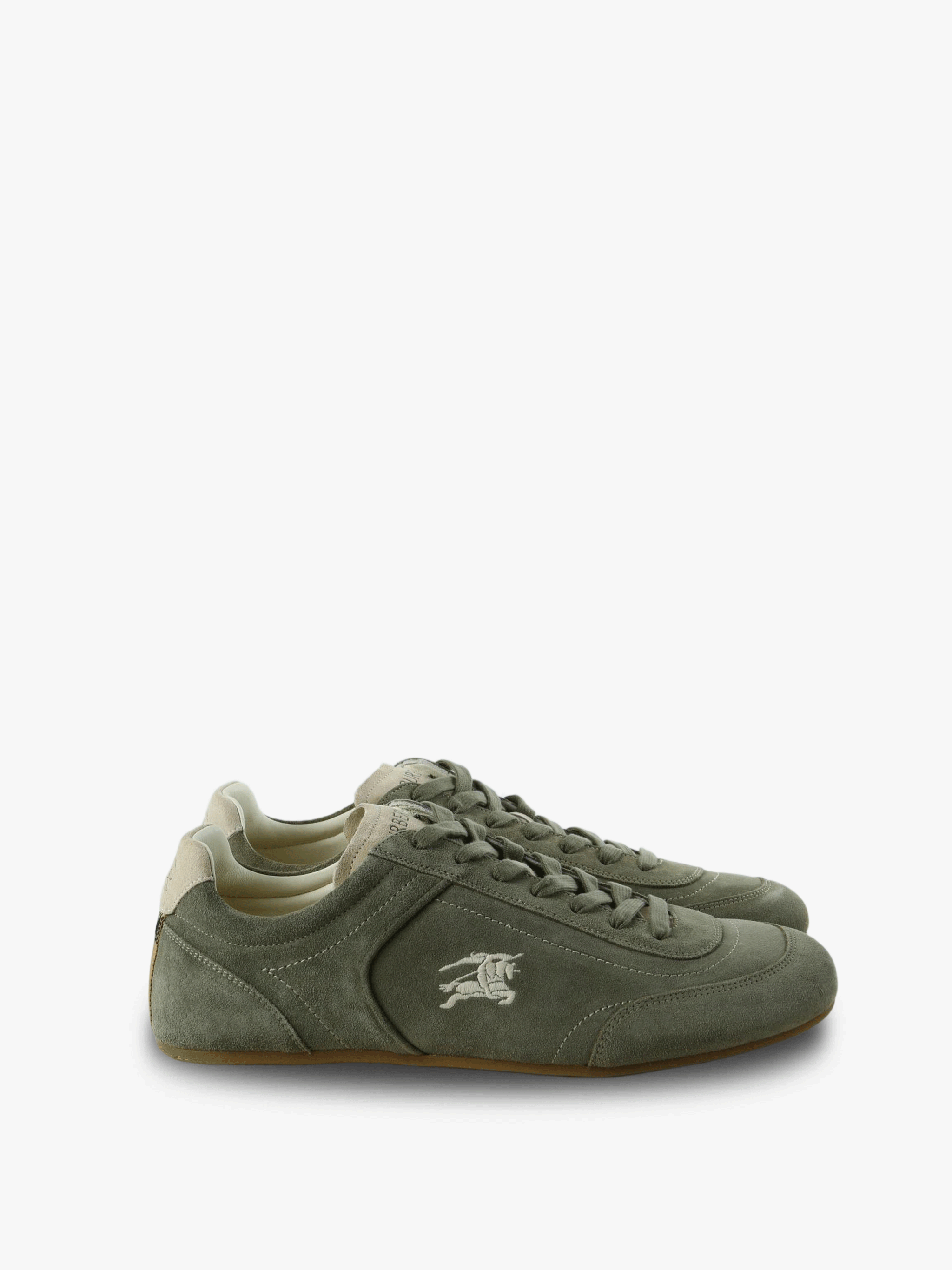 Green shoes , front view