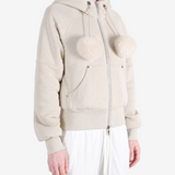 MOOSE KNUCKLES - Women Oro Reversible Hood Zip Sweater