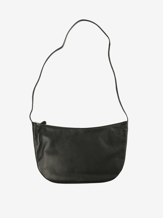 Black bags, back view