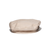 Tan hat, front view