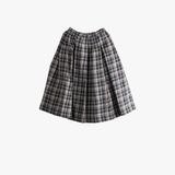 Navy skirt, front view