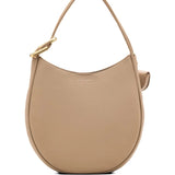 Tan bag, front view
