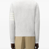 White knitwear, full body view