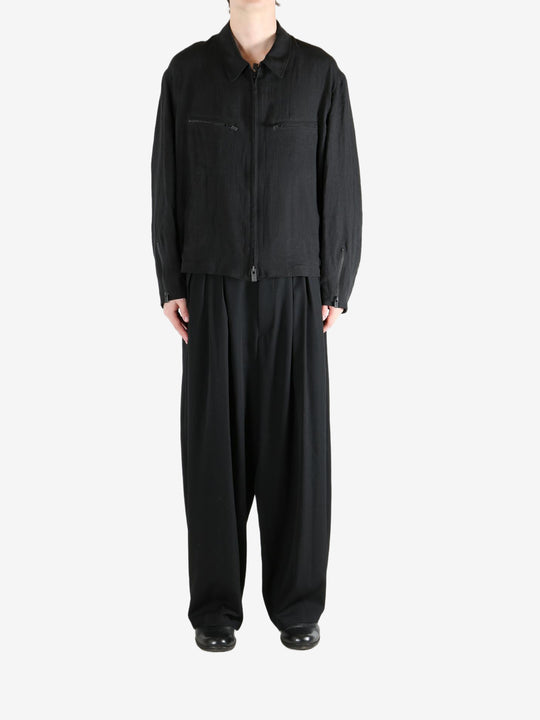 Black jacket, full body view