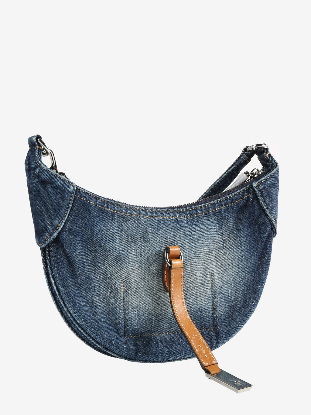 POLO RALPH LAUREN - Women Denim/Leather-P ID Small Shoulder Bag