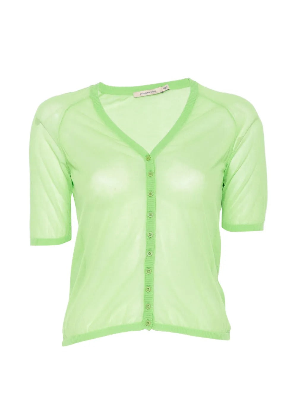 Green top, front view