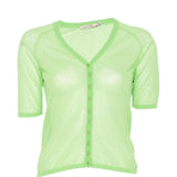 Green top, front view