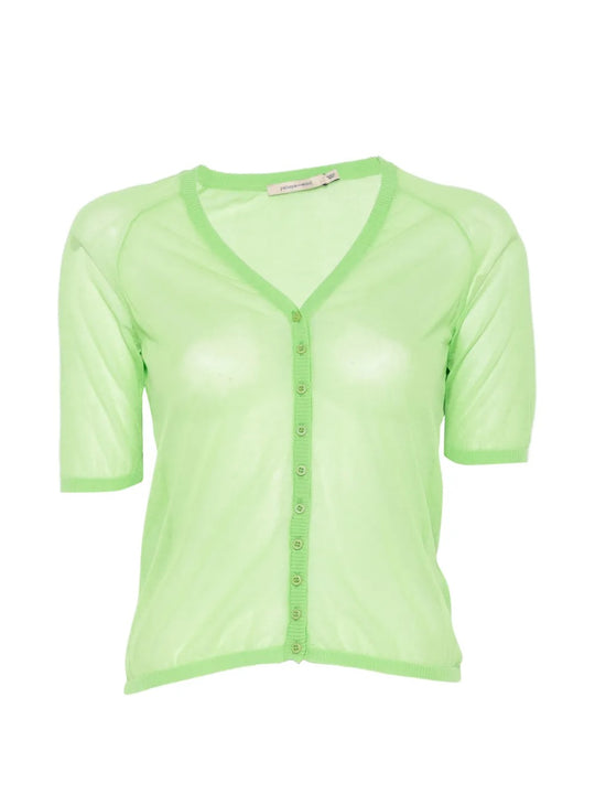 Green top, front view